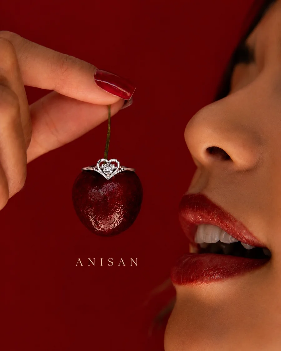 The Festive Edit — ANISAN cherry creative with heart ring