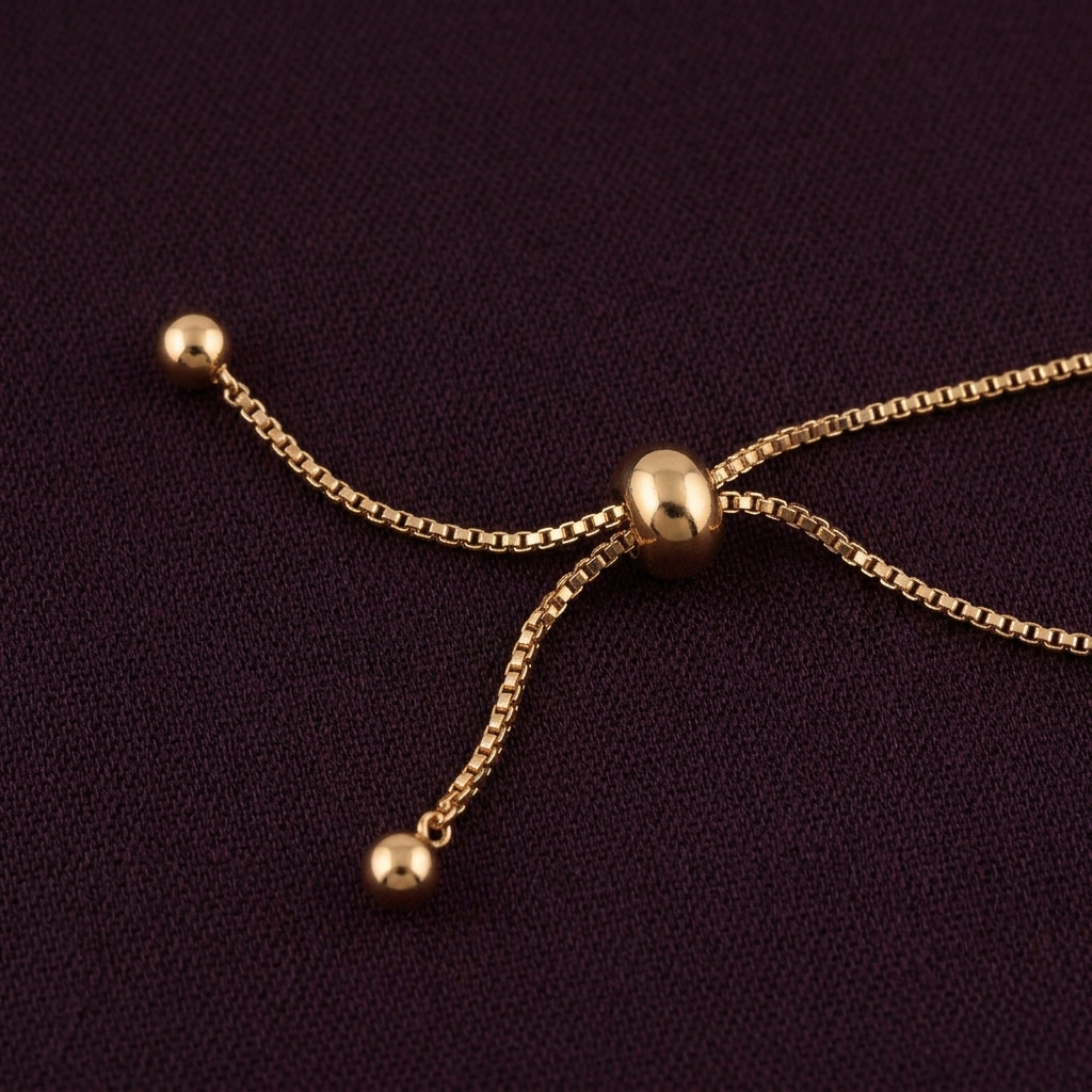 Midnight Marquise Embrace Bracelet - minimal everyday bracelet, anti tarnish gold bracelet - View 5